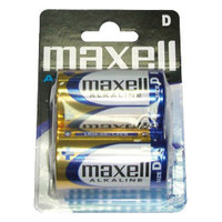 PILAS LR20 D MAXELL LR20-B2 GD 1.5V BLISTER 2 UNIDADES PILAS LR20 D MAXELL LR20-B2 GD 1.5V BLISTER 2 UNIDADES